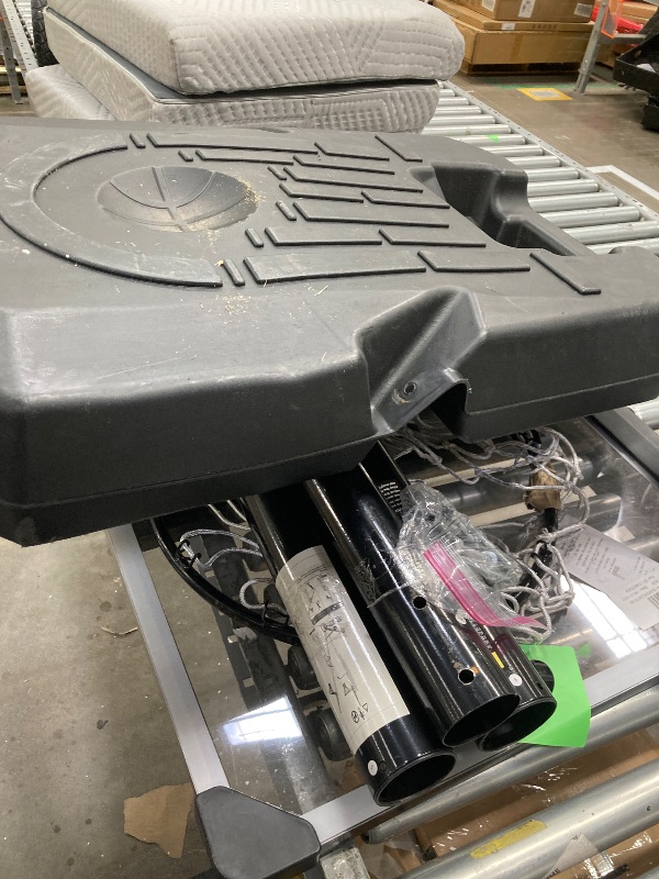 Photo 1 of ***MAJOR DAMAGE**MaxKare 44In Basketball Hoop 6.5 ft to 10 ft Height Adjustable Portable Basketball Goal System with Quick Adjustment for Full Range of Players indoor outdoor Use