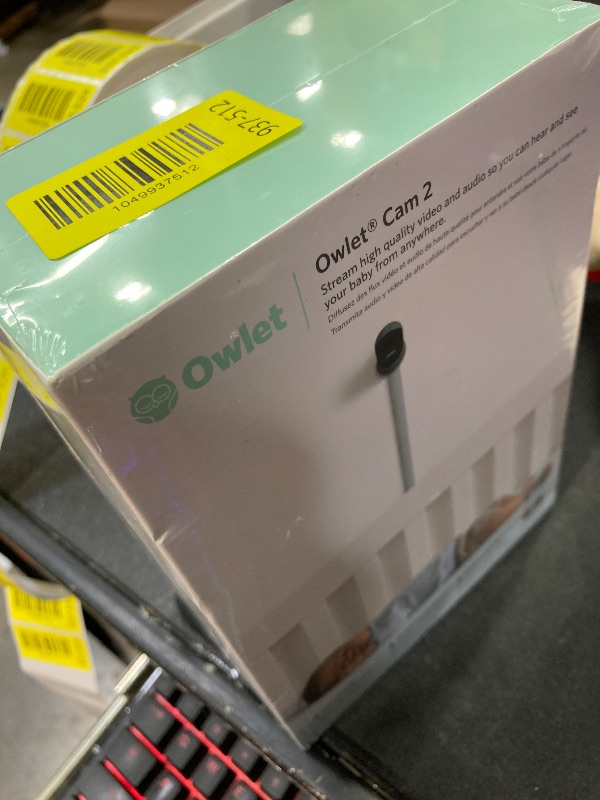 Photo 1 of ** FACTORY sealed***
Owlet Cam 2 - Smart Baby Monitor Camera - Stream Secure HD Video and Audio with Night Vision, 4X Zoom, Wide Angle View and Sound, Motion and Cry Notifications - Bedtime Blue