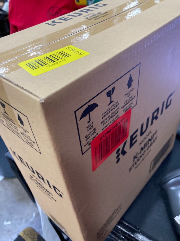 Photo 1 of ** FACTORY SEAL**
Keurig K-Mini Single Serve K-Cup Pod Coffee Maker, 6 to 12oz Brew size, with Cord Storage, Perfect for Small Spaces, Studio Gray