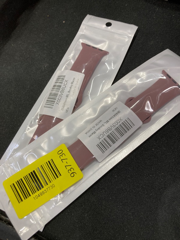 Photo 1 of 2 STG Sport Silicone Bands Compatible with Apple Watch Band Ultra 3/2/1 49mm, Series 11/10 46/42mm, 9/8/7 45/41mm, SE 6/5/4 44/40mm, 3/2/1 42/38mm S/M M/L for Women Men