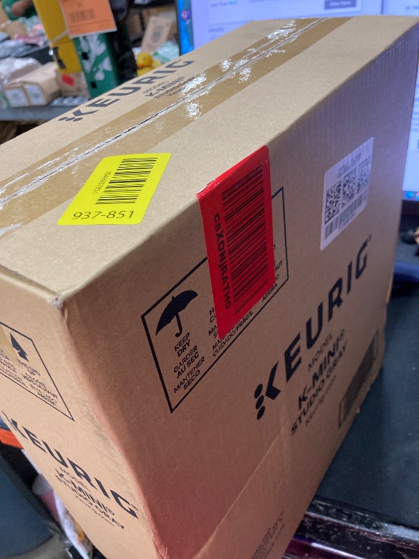 Photo 1 of ** FACTORY SEAL ** Keurig K-Mini Single Serve K-Cup Pod Coffee Maker, 6 to 12oz Brew size, with Cord Storage, Perfect for Small Spaces, Studio Gray