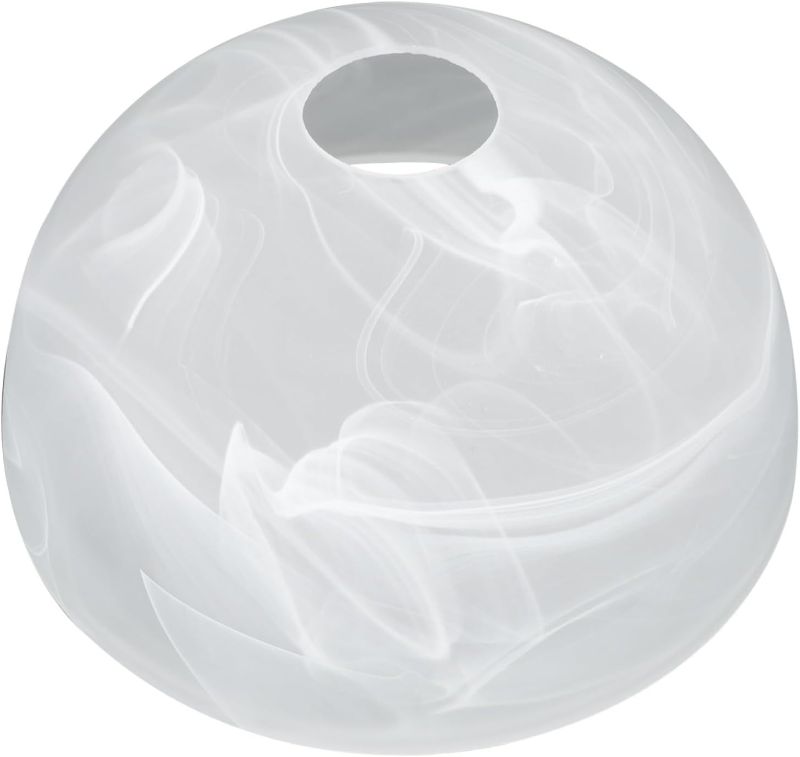 Photo 1 of  1 pcs Frosted Glass Lampshade Chandelier Shade Chandelier Lamp s Glass Light Covers Alabaster Wall Led Bell Alabaster Globe Lamp Cover Round White Pendant