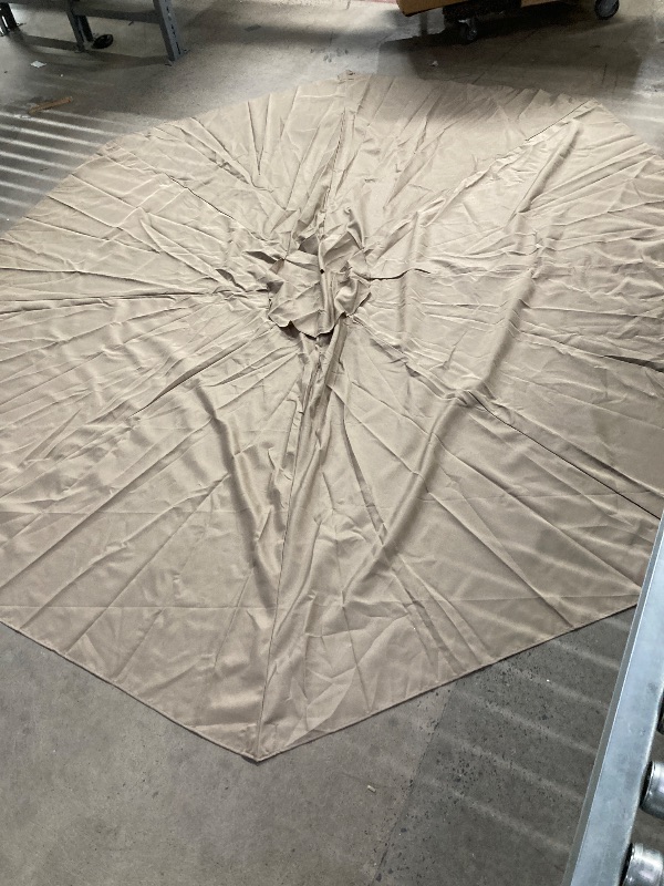 Photo 1 of 10ft Patio Umbrella Replacement Canopy, 8 Ribs Canopy Replacement Water Resistant Patio Canopy Outdoor Table Market Yard Umbrella Top Outdoor Umbrella Canopy for 56-58in Ribs (Canopy Only)