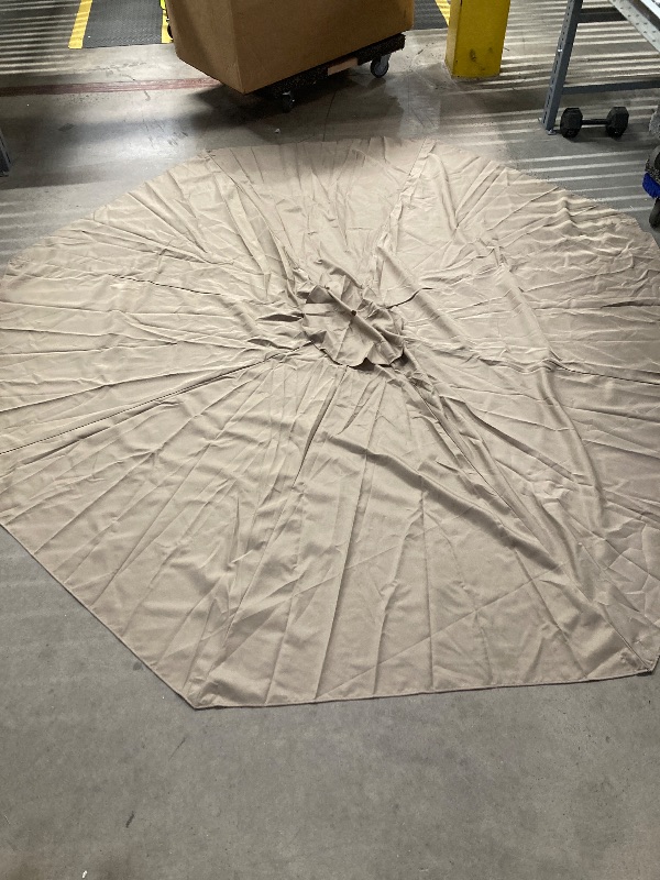 Photo 1 of 10ft Patio Umbrella Replacement Canopy, 8 Ribs Canopy Replacement Water Resistant Patio Canopy Outdoor Table Market Yard Umbrella Top Outdoor Umbrella Canopy for 56-58in Ribs (Canopy Only)