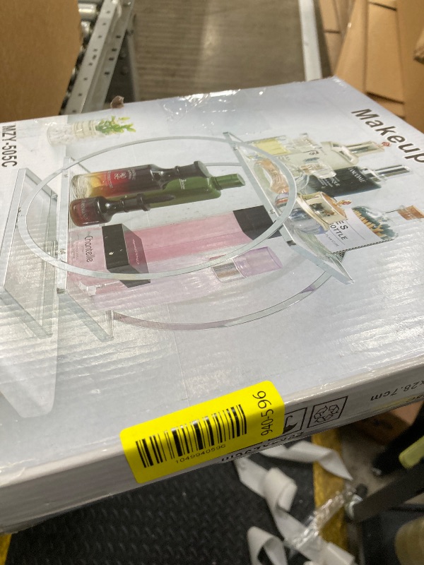 Photo 1 of ***MISSING HARDWARE -SELLING AS IS ***
YIWANFW Perfume Organizer for Bedroom Dresser- Sliver Makeup Organizers for Vanity, 2 Tier Bathroom Countertop Organizer Perfume Tray Skincare Storage Cosmetic Display Rack, Make Up Counter Shelf