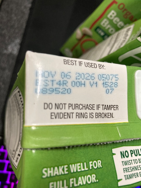 Photo 1 of 3 Pacific Foods Low Sodium Organic Beef Broth, 32 oz Carton