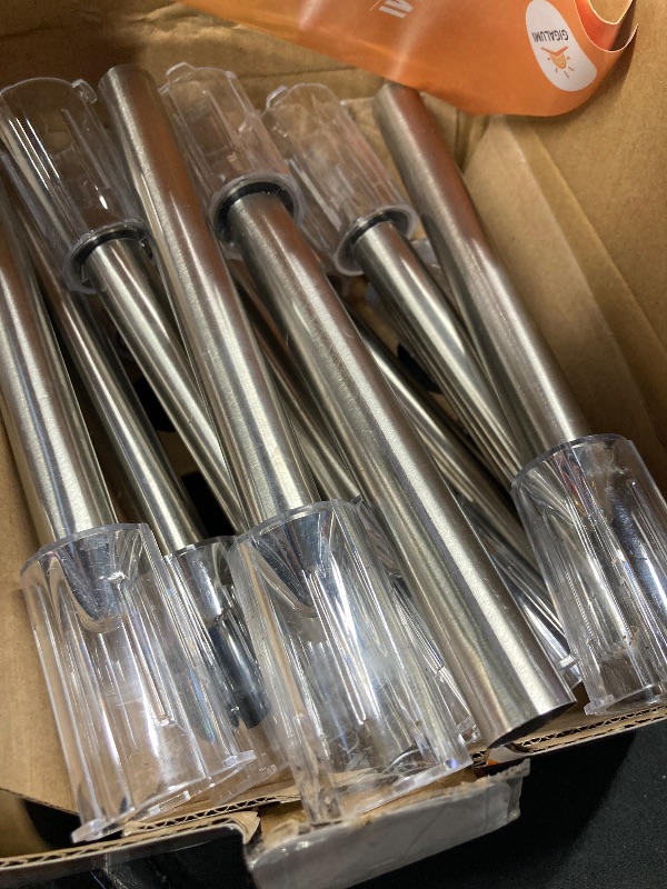 Photo 1 of ***(MISSING PARTS -INCOMPLETE -SELLING AS IS)***
GIGALUMI Solar Lights Outdoor Waterproof, Stainless Steel LED Solar Garden Lights for Patio, Lawn, Yard and Landscape, Cold White