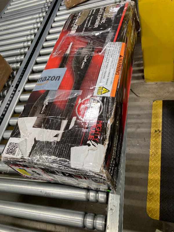 Photo 1 of ***(DAMAGE -SELLING AS PARTS ONLY -SELLING AS IS)***
Mighty Mule Gate Opener, Solar Ready, Automatic Gate Opener for Dual Swing Gates up to 300lb or 12ft, with Precision Installation Ruler, Upgraded Kit, MM272-A