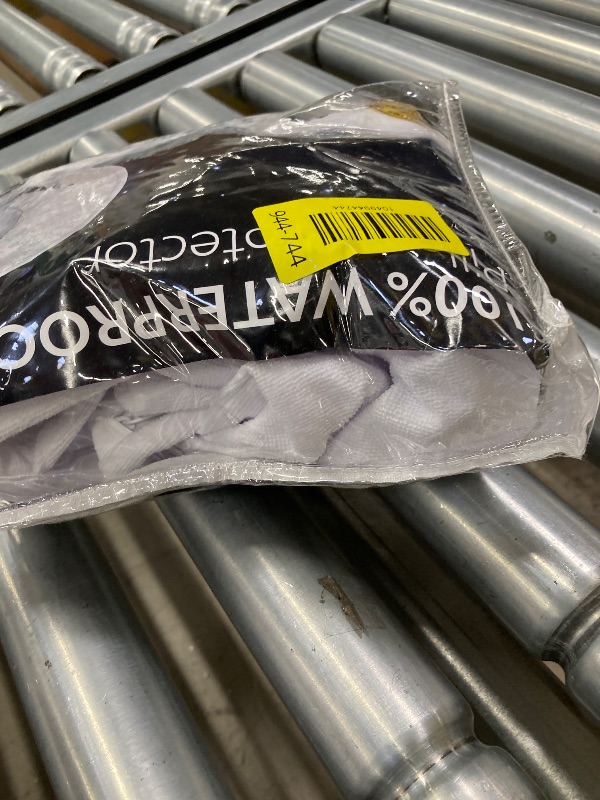 Photo 1 of 100% Stain Resistant & Waterproof Standard Size Pillow Protectors with Zipper Set of 2 - Bed Bug & Dust Mite Proof White Pillowcases - Breathable, Comfortable Covers for Pillows, 21 x 27 Inches