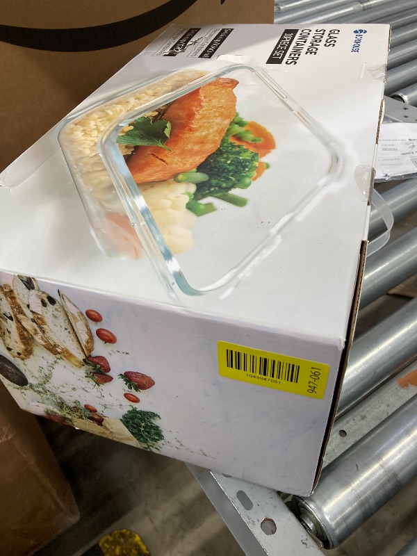 Photo 1 of 10-Pack Glass Food Storage Containers with Tempered Lids – Borosilicate