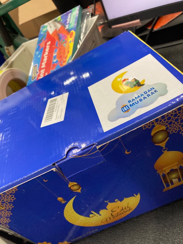 Photo 1 of ***BRAND NEW***Dawdix 5FT Inflatable Ramadan Decorations, Blow Up Ramadan Crescent Moon with LED Lights, Muslim Islamic Eid Mubarak Inflatables Decor for Outdoor Holiday Party, Yard, Garden***BRAND NEW***