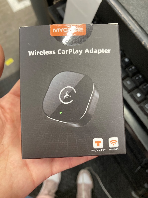 Photo 1 of ?2026 Upgarded?Wireless CarPlay Adapter for iPhone, Mini USB Design for Cars with Wired CarPlay, Fast Connection,5.8GHz WiFi,No Delay, Compatible with iOS 10+ & iPhone 6+, USB/Type C,Plug and Play