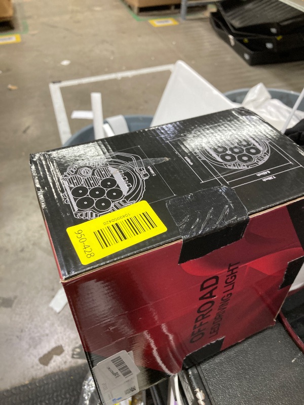 Photo 1 of **MISSING HARDWARE**EKXAP 7 Inch Round LED Offroad Light with DRL, 90W Driving Light LED Light Bar, 8000LM Spot Flood Combo Work Light for Wrangler, ATV, SUV, UTV, Trucks, Pickup, 4x4, F150 - Pack of 1