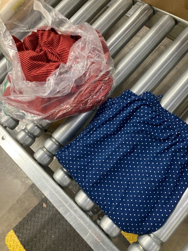 Photo 1 of ***MISSING BLUE SHIRT -SELLING AS INCOMPLETE SET*** Real Essentials 2 Pack: Women's Comfy Pajama Sets - Short & Long Sleeve Ladies Loungewear Sleepwear PJs (Set B Blue & Burgundy, Medium)