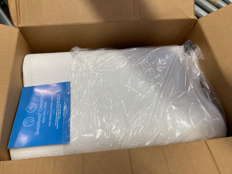 Photo 1 of 
Sleep Innovations Memory Foam Contour Pillow, Queen Size, Head, Neck, and Shoulder Alignment, Side and Back Sleepers, Medium Support
