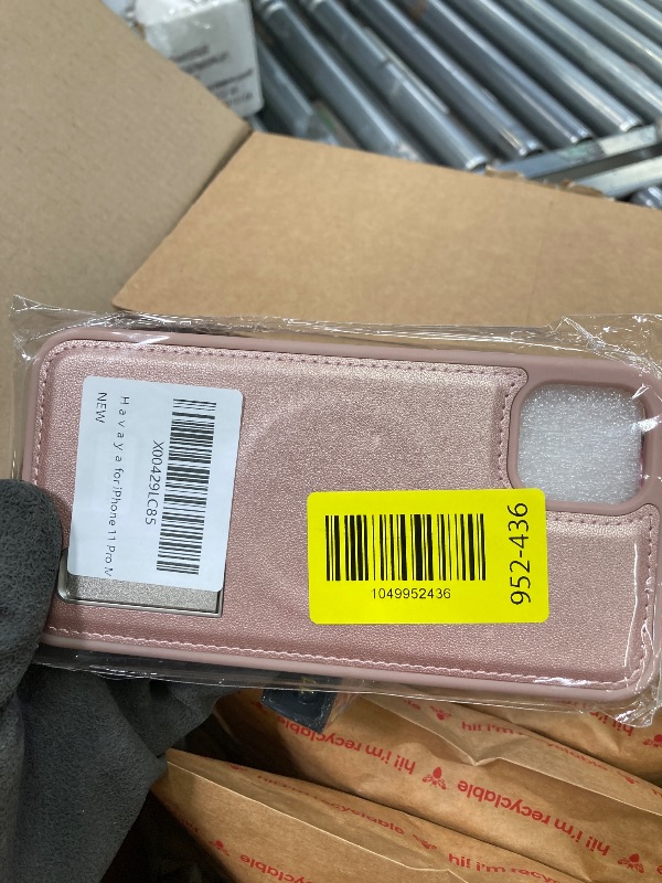 Photo 1 of ?????? Compatible Magsafe iPhone 11 Pro Max Cases Mganetic iPhone 11 Pro Max case with Stand iPhone 11 pro max Leather case with Kickstand-Rose Gold