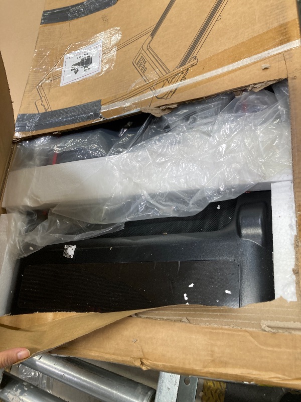Photo 1 of ***its doesnt work propery, use to for parts***Treadmill with Handles for Home Small, 3.0HP Electric Compact Walking Pad Treadmills with Handle Bar, 0.6-6.2MPH Portable Under Desk Treadmill Home for Small Space, 320LBS