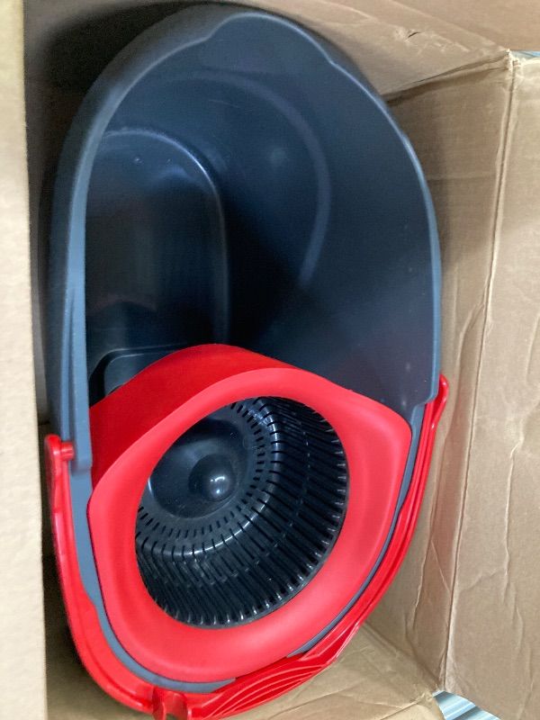 Photo 1 of **USED BUCKET ONLY***O-Cedar RinseClean Spin Mop & Bucket System | Clean with Water | Removes 99% of Bacteria