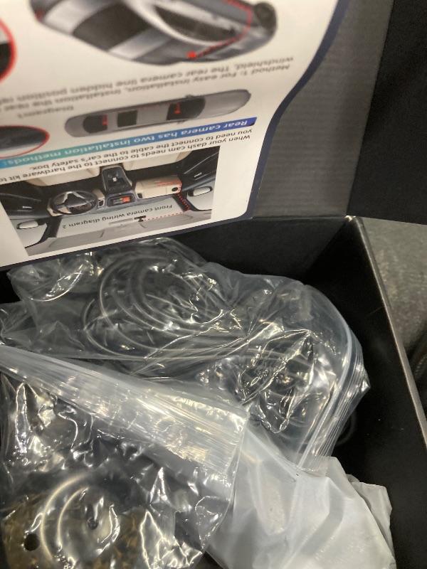 Photo 1 of ***Missing backup camera***Dash Cam Front and Rear, 1080P Dash Camera for Cars, 3 Channel Car Camera Front Rear and Inside with 32GB Card, Loop Recording, Night Vision, HDR, 24Hr Parking, G-Sensor***Missing backup camera***