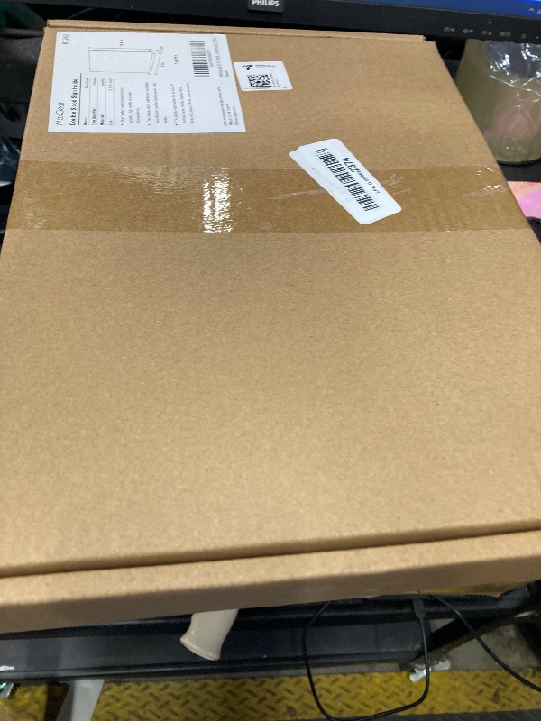 Photo 1 of ***All 3 Bases are missing***MaxGear 8.5x11 Acrylic Sign Holder 3 Pack, Clear Table Menu Display Stand Plastic Document Paper Holder Double Sided T Shape Sign Frame for Store, Restaurant, Hotels, Office***All 3 Bases are missing***