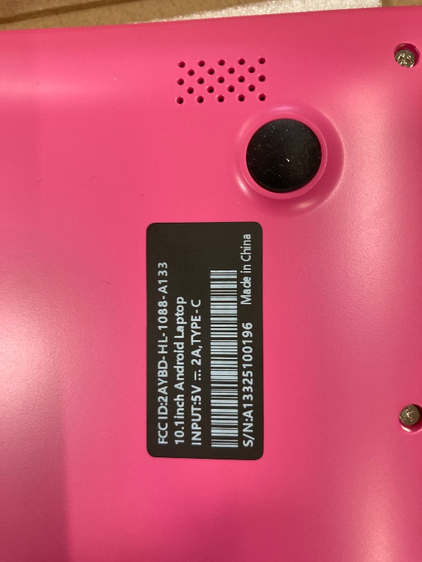 Photo 1 of **used**HBESTORE 10.1Inch Laptop,Quad-Core Processor with Android 12.0 OS,2GB RAM,64GB EMMC,Built-in Camera, WiFi,USB Interface,Tpye-C Charging for Learning and Entertainment (Pink 2GB+64GB)