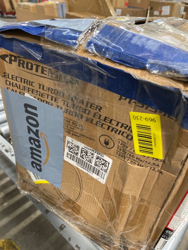 Photo 1 of **MISSING FRAME KNOBS**ProTemp 1500W Turbo Electric Space Heater with Thermostat | Electric Heater for Garage, Workship, or Jobsite (?PT-515-120)