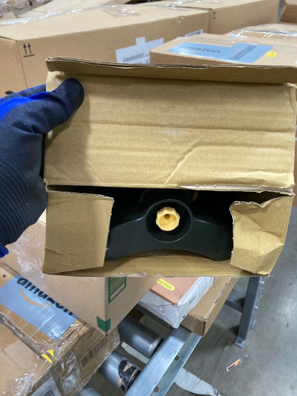 Photo 1 of ***MISSING CONNECTOR PIECES -SELLING AS IS*** Vego Turbo Oscillating Sprinkler w/Quick Connector Starter Set Metal Base and 20 Precision Nozzles, 3-Way Adjustable for Large Yard and Lawn Covers up to 4973 sq. ft.-Seaweed Green