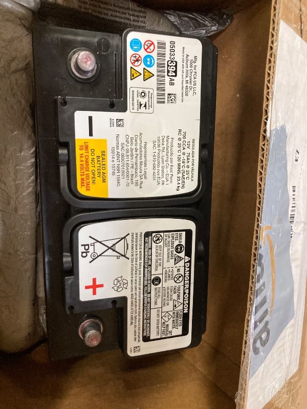 Photo 1 of **NOT IN ORIGINAL BOX**12V 75AH  BATTERY