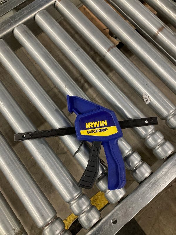Photo 1 of ***MISSING PART*** IRWIN QUICK-GRIP Bar Clamp, One-Handed, Medium-Duty, 6-Inch (1964717), Blue