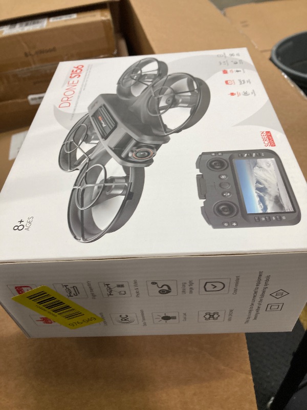 Photo 1 of ***MISSING PARTS -SELLING AS IS *** RC Drone with HD Dual Camera & Night LED, Brushless Motor Optical Flow Positioning Headless Mode S156 Mini Quadcopter, Beginner-Friendly FPV Photography Drones with 2 Batteries for Adults (Orange)  ***CARRYING CASE DIRT