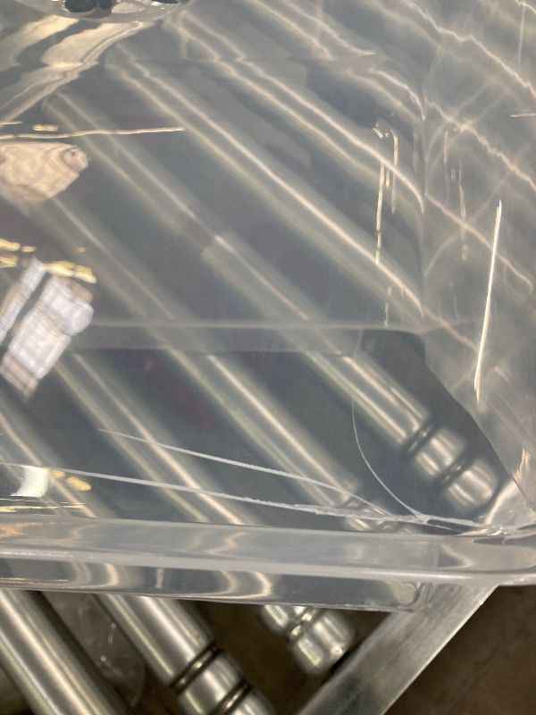 Photo 1 of ***DAMAGED LID -SELLING AS IS *** Dexceder 13.2 Gallon Self Watering Raised Garden Bed with Ventilation Transparent Lid Greenhouse, Deepen Vegetable Flower Box Planter Pot with Removeble Legs & Water Level Indicator (White)