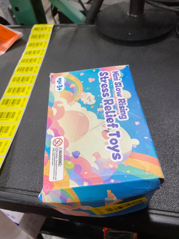 Photo 1 of  Pack Slow Rising Stress Cube , Dough Stress Balls Soft Fidget Squishy Toys for Anxiety Relief, Pull Stretch Classroom Prize Party Favors Toys for Kids