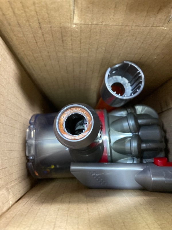 Photo 1 of **BROKEN PARTS***Casdon Dyson Cordless Vacuum Interactive & Officially Licensed Toy Dyson Vacuum For Children Aged 3+ Realistic Role-Play Fun, Purple and Orange