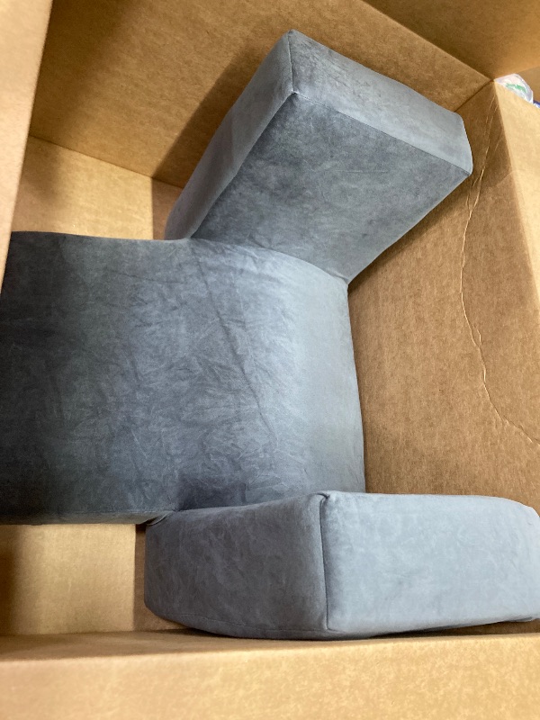 Photo 1 of **MISSING TOP CUSHION AND PILLOW***ENITYA Back Pillow for Bed Sitting Up,Reading Pillow with Armrests & Big Pockets for Adults,Upright Pillow for Resting,Watching TV,Nursing,Recovery,Gaming,Grey