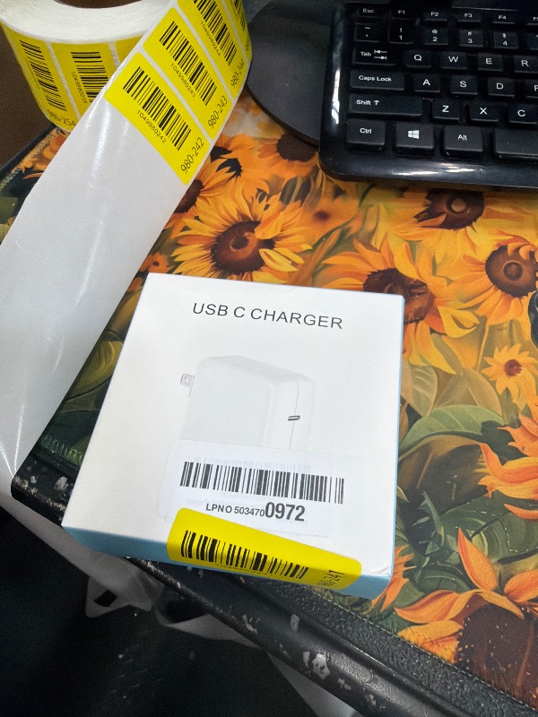Photo 1 of ***WIRE MISSING***Charger for MacBook Pro 16 14 inch MacBook Air 15 13 inch 2025 2024 2023 2022 2021 2020 2019 M4 M3 M2 M1, Super Compact 100W USB C Laptop Power Adapter, 6.6FT USB-C Braided Cable, Original Quality***WIRE MISSING***