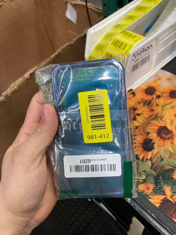 Photo 1 of [CD Metal Ring Stand + Built-in Privacy Screen Protector] Magnetic Case for iPhone 15 Pro 6.1"[Soft Bumper Full Signal] [Compatible with MagSafe] 9H Glass Full Body Shockproof Clear Case,Blue Titanium