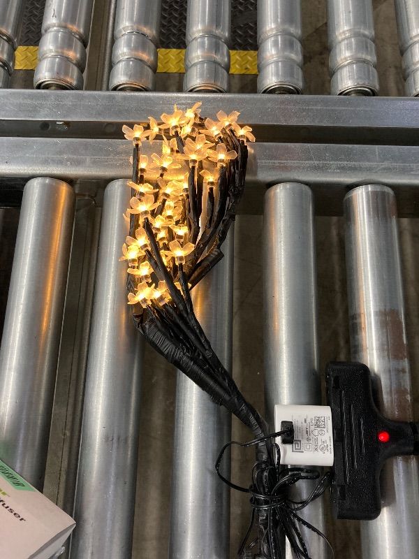 Photo 1 of **MISSING BASE**ZHOUDUIDUI Cherry Blossom Tree Light,17inch 40LED Lighted Tabletop Artificial Flower Bonsai Tree Lamp USB Powered Gifts for Home Decor Room Office Party Wedding Christmas Decorations(Warm White)