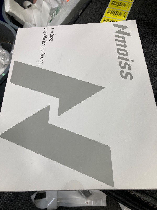 Photo 1 of [2026 Upgraded] Nmoiss Model 3 Accessories Car Windshield Sun Shade [Dot Matrix Reflective Coating] Extended Edge No Light Leakage Design Cooling Protect Car Interior from UV Damage - Model 3