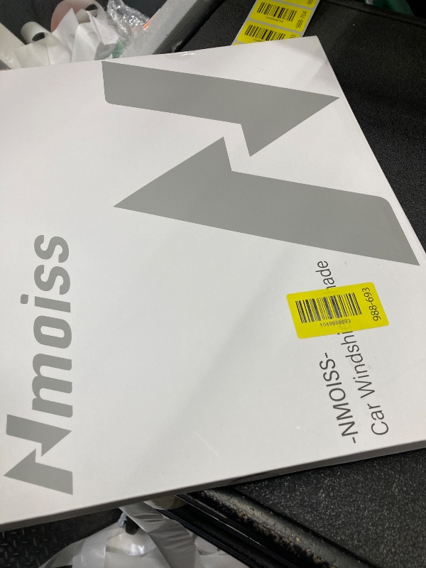 Photo 1 of [2026 Upgraded] Nmoiss Model 3 Accessories Car Windshield Sun Shade [Dot Matrix Reflective Coating] Extended Edge No Light Leakage Design Cooling Protect Car Interior from UV Damage - Model 3