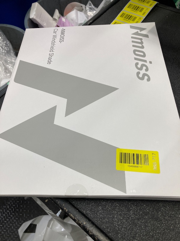Photo 1 of [2026 Upgraded] Nmoiss Model 3 Accessories Car Windshield Sun Shade [Dot Matrix Reflective Coating] Extended Edge No Light Leakage Design Cooling Protect Car Interior from UV Damage - Model 3