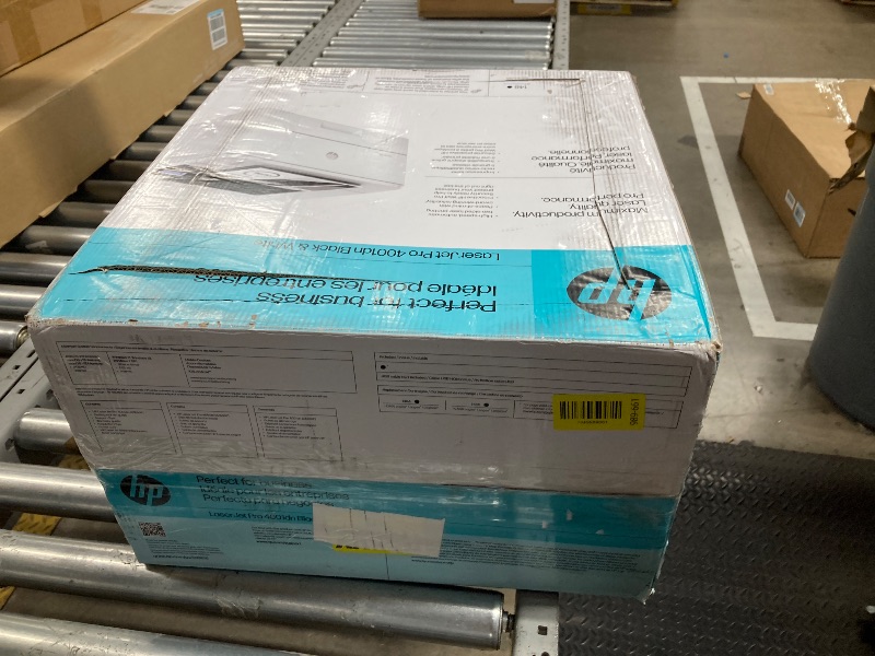 Photo 1 of **MISSING POWER PLUG**HP LaserJet Pro 4001dn Black & White Printer, Print, Fast speeds, Easy Setup, Mobile Printing, Advanced Security, Best-for-Small Teams, Ethernet/USB only