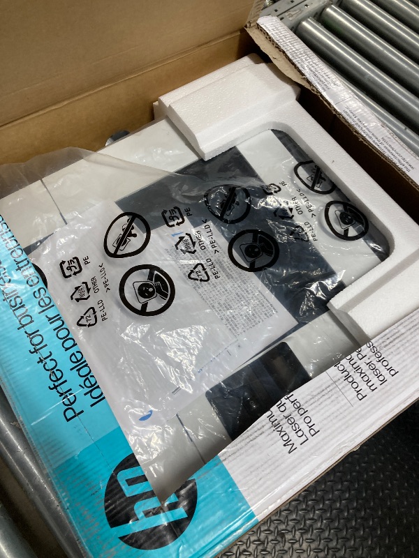 Photo 1 of **MISSING POWER PLUG**HP LaserJet Pro 4001dn Black & White Printer, Print, Fast speeds, Easy Setup, Mobile Printing, Advanced Security, Best-for-Small Teams, Ethernet/USB only