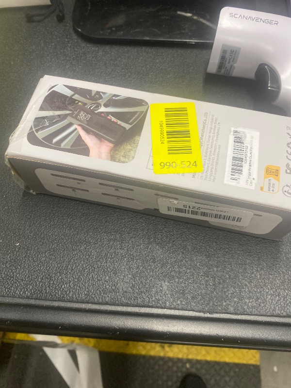 Photo 1 of ***MISSING HOSE***Tire Inflator Portable Air Compressor, 1 Min Fast Inflation Cordless Bike Pump with Digital Pressure Gauge LED Light, 150 PSI Electric Air Pump for Car Tires, Bicycle, Motorcycle, Ball (Black)***MISSING HOSE***