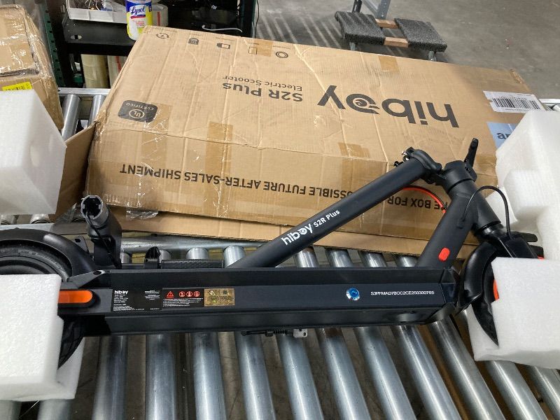 Photo 1 of **MISSING PARTS/NO KEY**Hiboy S2R Plus Electric Scooter, Upgraded Detachable Battery, 9" Pneumatic Tires, 350W Motor - Max 22 Miles & 19 MPH Portable Folding Commuter E-Scooter for Adults - Dual Brakes with Split Wheels