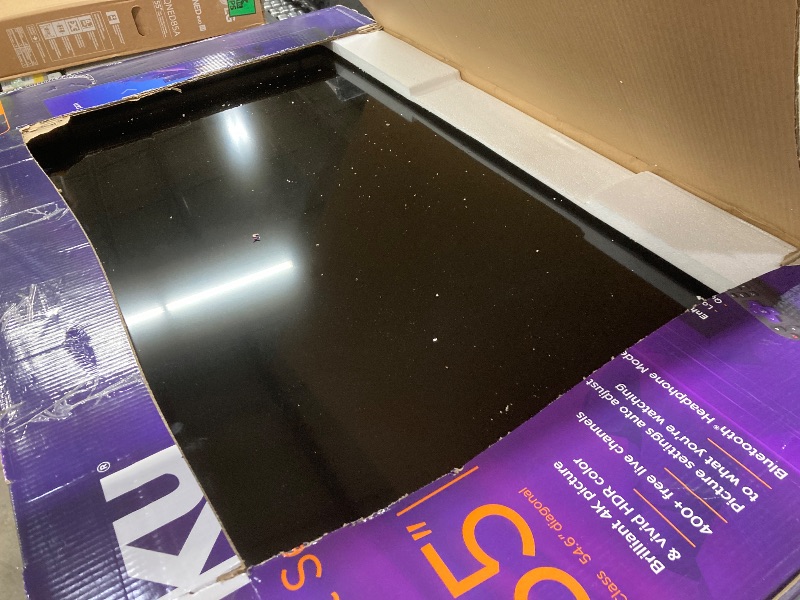 Photo 1 of **NO REFUNDS NO RETURNS/PARTS ONLY/DONT WORK***Roku Smart TV – 55-Inch Select Series, 4K HDR TV – Roku TV with Enhanced Voice Remote – Flat Screen LED Television with Wi-Fi for Streaming Live Local News, Sports, Family Entertainment NO RTRUNS NO REFUNDS