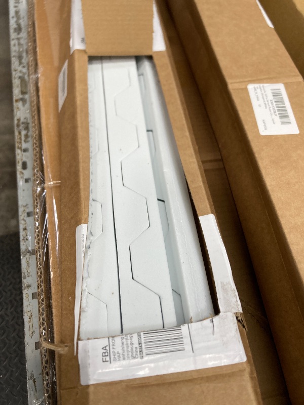 Photo 1 of 10 Pcs 3ft Long Octagonal Foam Closure Strips for for Metal Roofing Standing Seam Low Rib Shallow Wave Panels Seal Ridges Mountain Joints Avoid Gaps Wind Water Dust Closed for Roof Maintenance Repair