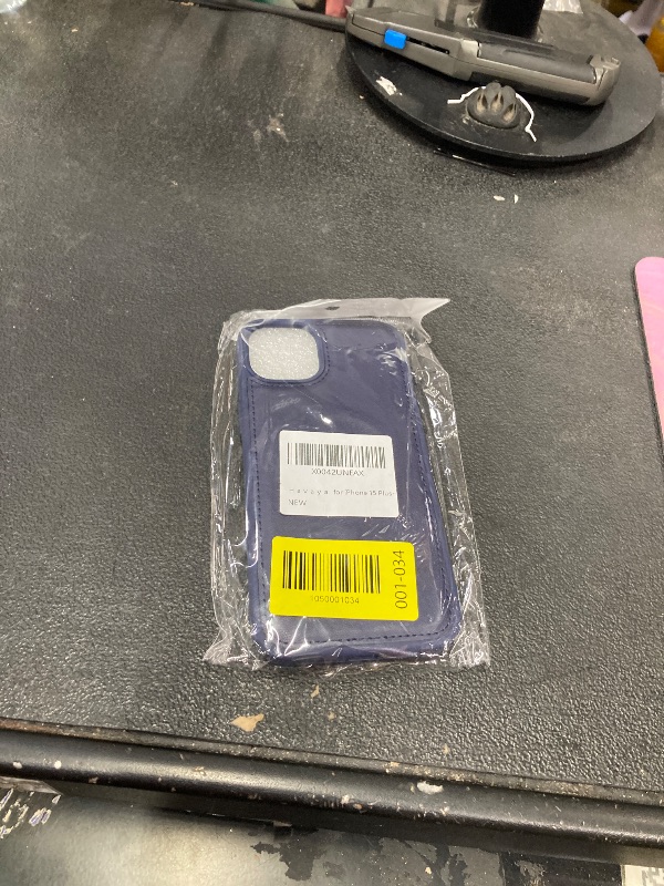 Photo 1 of ?????? for iPhone 15 Plus Case magsafe Compatible iPhone 15 Plus Phone case for Women Leather Magnetic Cover for Men-Blue