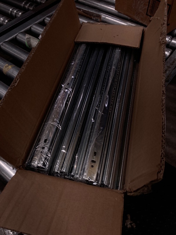 Photo 1 of 10 Pair of 18 Inch Drawer Slides,100 LB Capacity Full Extension Side Mount Drawer Rails
