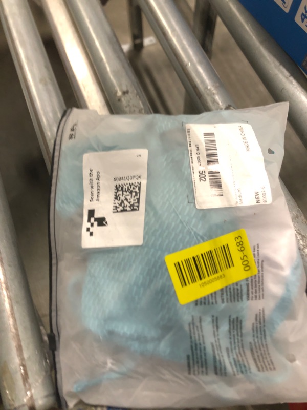 Photo 1 of ** Missing piece** SHENHE Women's 3 Piece Textured High Cut Halter Triangle Bikini Swimsuit with Cover Up Plain Blue Medium