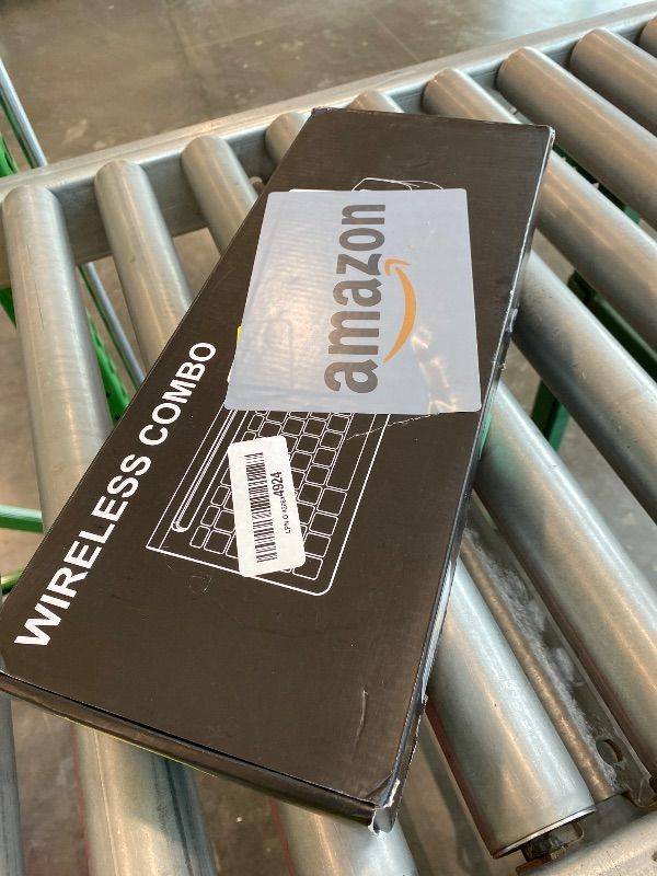 Photo 1 of *Minor Damaged*
Wireless Keyboard and Mouse, Ergonomic Keyboard Mouse with Phone Holder, 2.4GHz Cordless Keyboard Mouse for Mac, Windows, PC, Laptop ?Black?